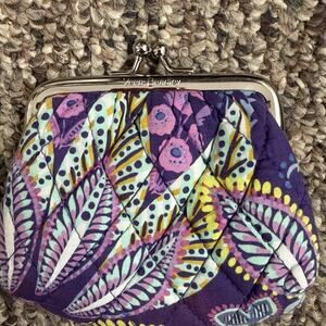 Vera Bradley Batik Leaves Coin Purse--cute!